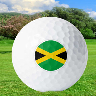 Jamaica Golf Balls, Jamaican Flag Golfers /Patriot Balls