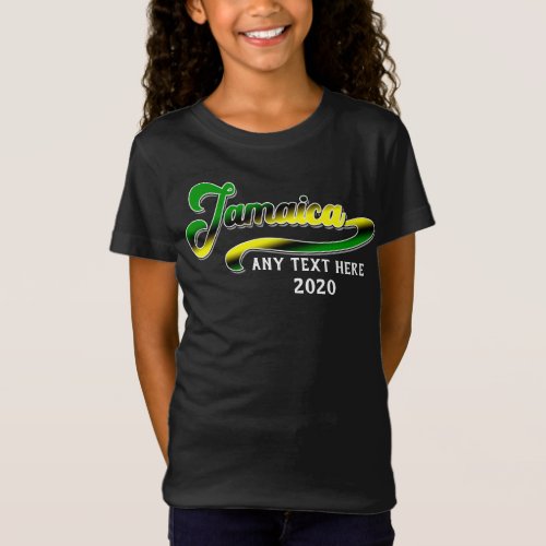 Jamaica Green Black Yellow Cruise Group Matching T_Shirt