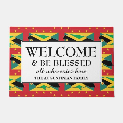 JAMAICA GRENADA Family Welcome Doormat