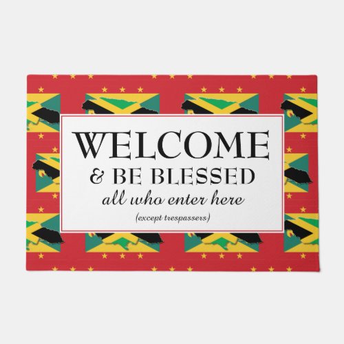 Jamaica Grenada WELCOME Doormat