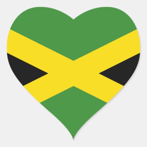 jamaica heart sticker