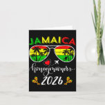 Jamaica Honeymoon 2026 Couple Summer Vacation Matc Card