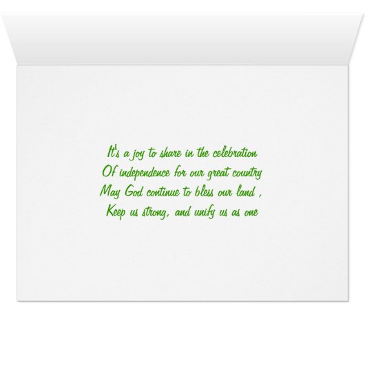 Jamaica independence (Inside Horizontal (Bottom))