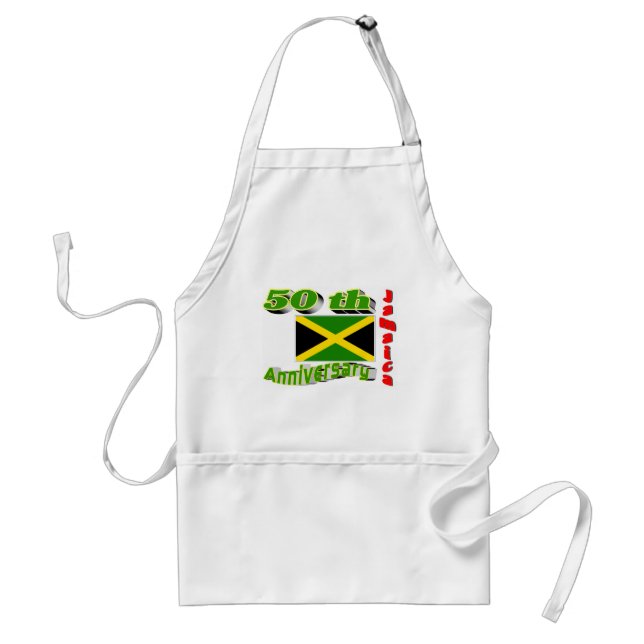 Jamaica independence adult apron (Front)