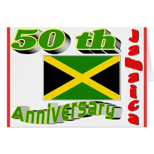 Jamaica independence cards (Front Horizontal)