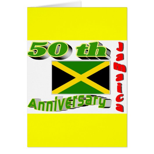 Jamaica independence cards (Front)