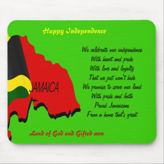 Jamaica independence day mousepads