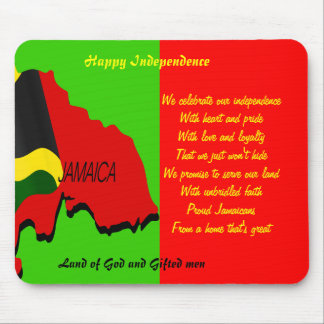 Jamaica independence day mousepads