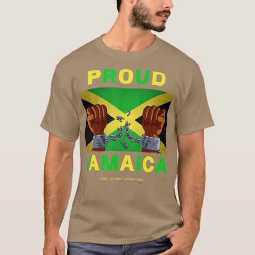 Jamaica Independence Day         Proud Jamaican  T_Shirt