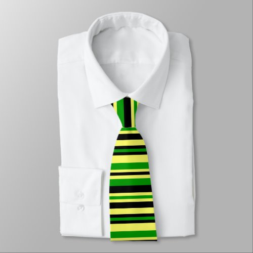 Jamaica Inspired Stripe Tie