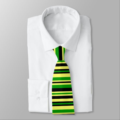Jamaica Inspired Stripes Tie