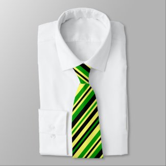 Jamaica Inspired Stripes Tie