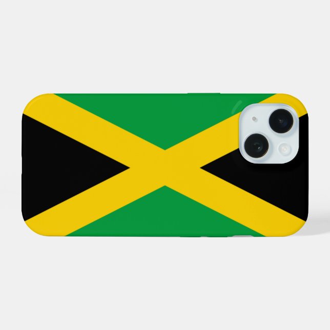 Jamaica iPhone 15 Case (Back Horizontal)