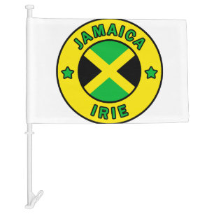 Jamaica Irie Car Flag