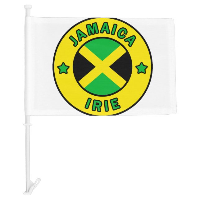 Jamaica Irie Car Flag (Front)