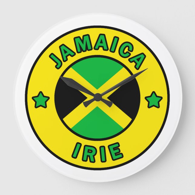 Jamaica Irie Large Clock (Front)
