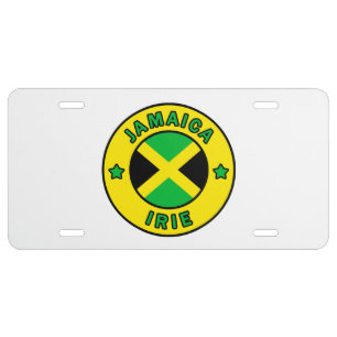 Jamaica Irie License Plate