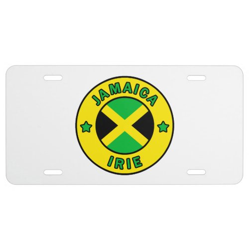Jamaica Irie License Plate