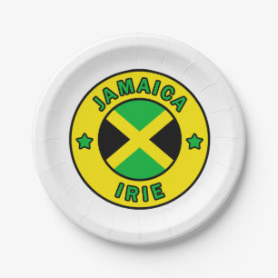 Jamaica Irie Paper Plates