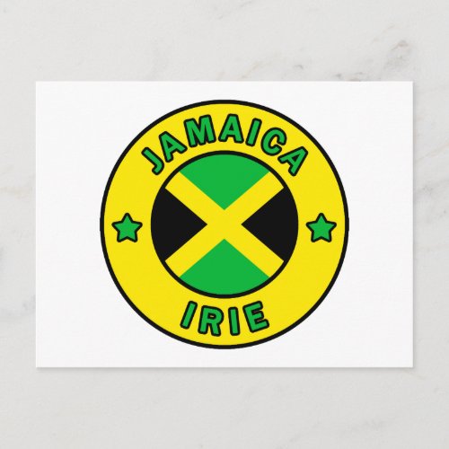 Jamaica Irie Postcard