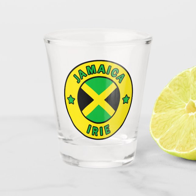 Jamaica Irie Shot Glass (Front)