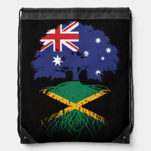 Jamaica Jamaican Australian Australia Tree Roots Drawstring Bag
