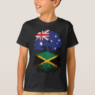 Jamaica Jamaican Australian Australia Tree Roots T-Shirt
