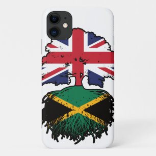 Jamaica Jamaican British UK Tree Roots Flag iPhone 11 Case