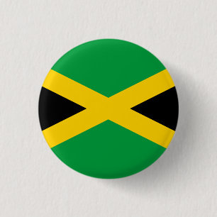 Jamaica (Jamaican) Flag Button