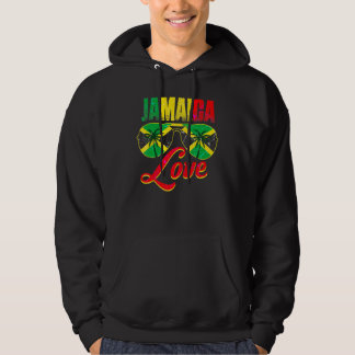 Jamaica Jamaican Flag Caribbean Vacation Reggae Hoodie