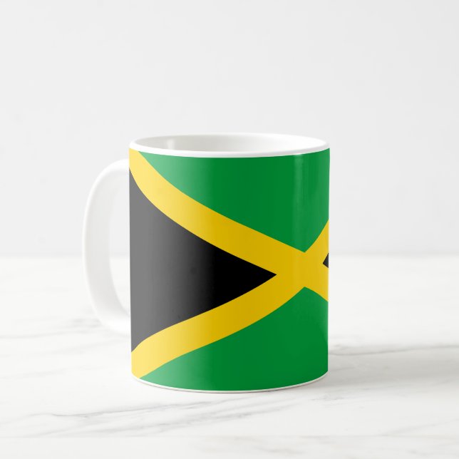Jamaica (Jamaican) Flag Coffee Mug (Front Left)