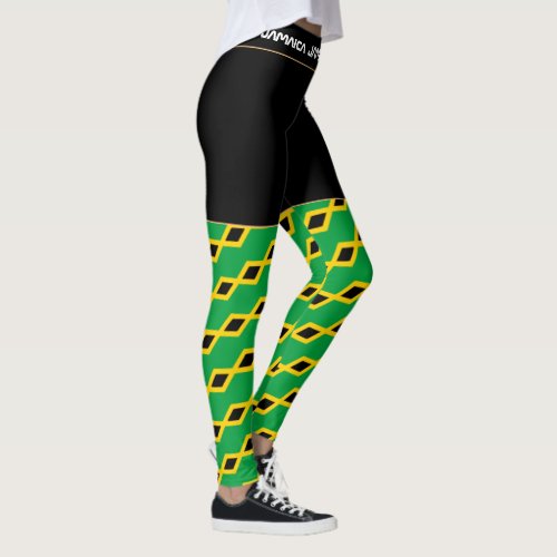 Jamaica  Jamaican Flag fashion travelsport fan Leggings