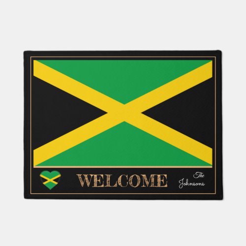 Jamaica  Jamaican Flag house mats sports Welcome