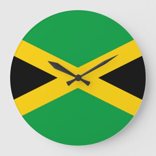 Jamaica Jamaican Flag Large Clock