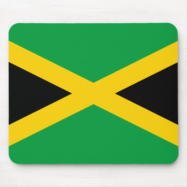 Jamaica (Jamaican) Flag Mouse Pad (Front)