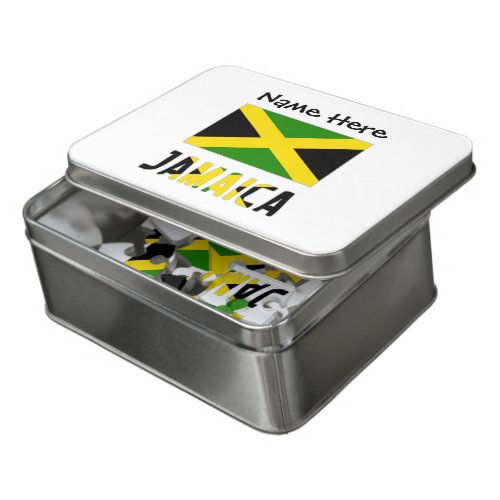 Jamaica Jamaican Flag Personalized Name 