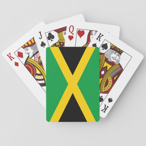 Jamaica Jamaican Flag Playing Cards