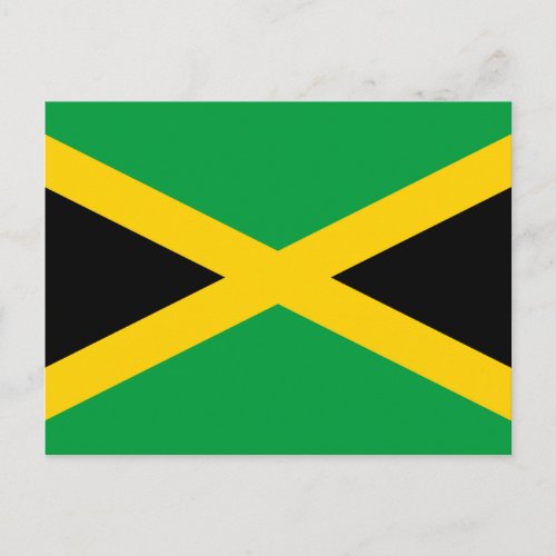 Jamaica Jamaican Flag Postcard