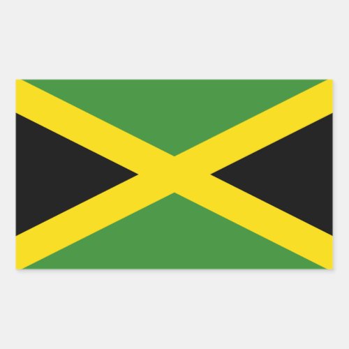 JamaicaJamaican Flag Rectangular Sticker
