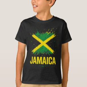 Jamaica Jamaican Flag Souvenir Travel Vacation  T-Shirt