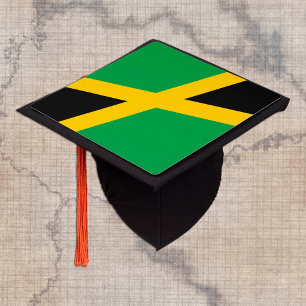 Jamaica & Jamaican Flag - Students /University Graduation Cap Topper