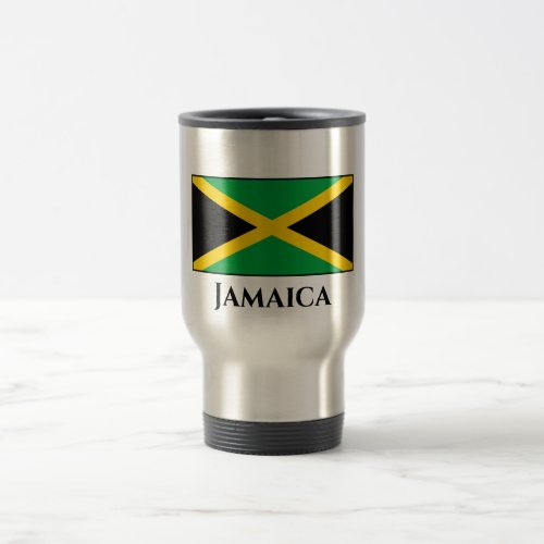 Jamaica Jamaican Flag Travel Mug
