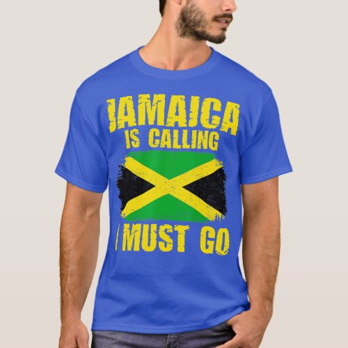 Jamaica Jamaican Flag Traveling Vacation  T_Shirt