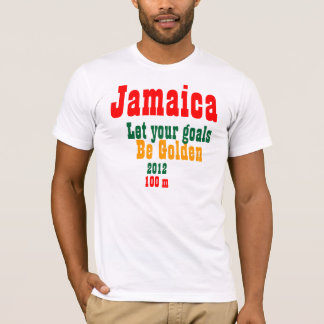 Jamaica let your goals be golden t-shirts