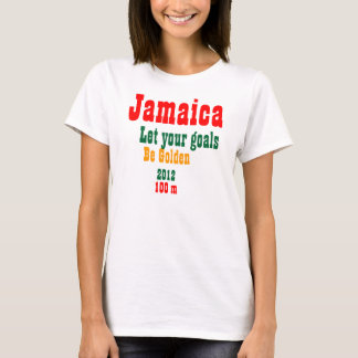 Jamaica let your goals be golden t-shirts
