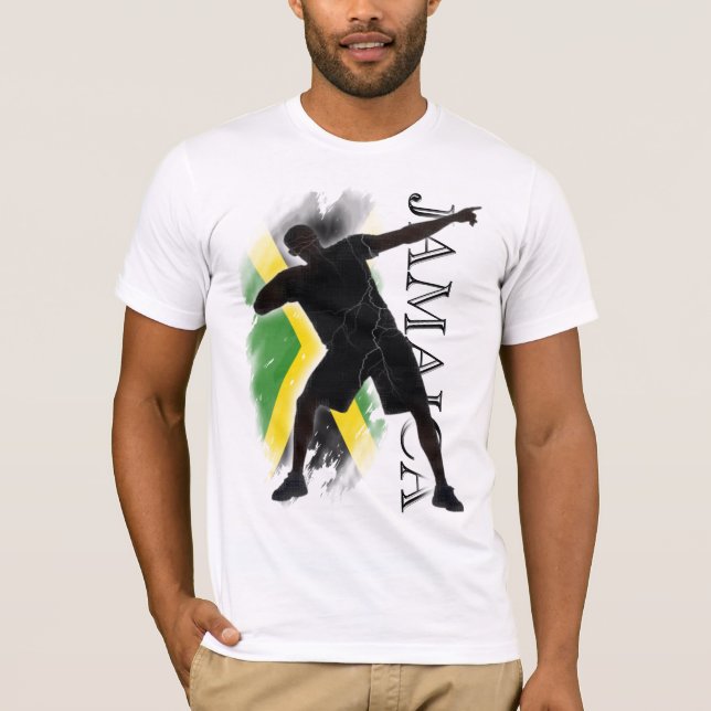 Jamaica - like a lightning bolt! T-Shirt (Front)
