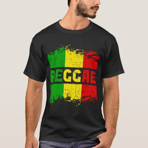 Jamaica Love Rasta Reggae Music T_Shirt
