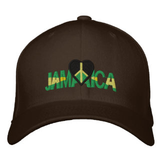 JAMAICA LUV EMBROIDERED BASEBALL HAT