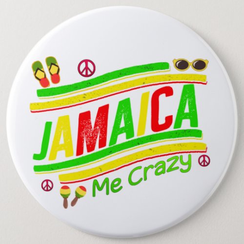 Jamaica Me Crazy Cruise Vacation Group Matching Button
