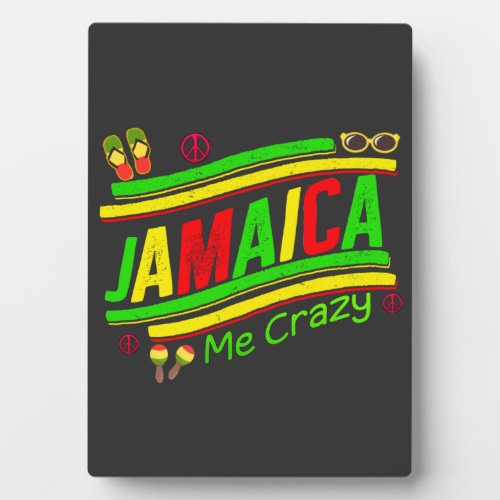 Jamaica Me Crazy Cruise Vacation Group Matching  Plaque